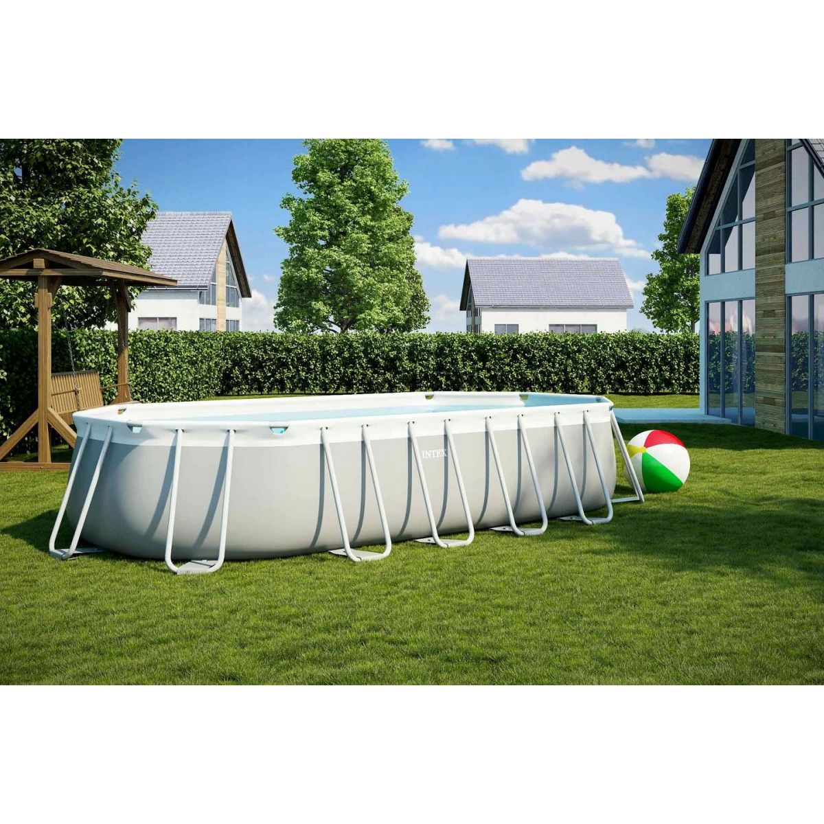 Чашковый пакет 6,1 х 3,05 х 1,22 м для каркасного бассейна Prism Frame Oval INTEX 12737 Чашковый пакет 6,1 х 3,05 х 1,22 м для каркасного бассейна Prism Frame Oval INTEX 12737