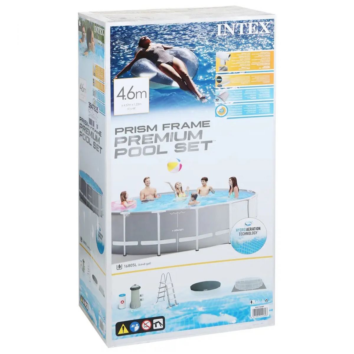 Каркасный бассейн 457x122 см с аксессуарами, металлокаркас, INTEX 26726NP Каркасный бассейн 457x122 см с аксессуарами, металлокаркас, INTEX 26726NP