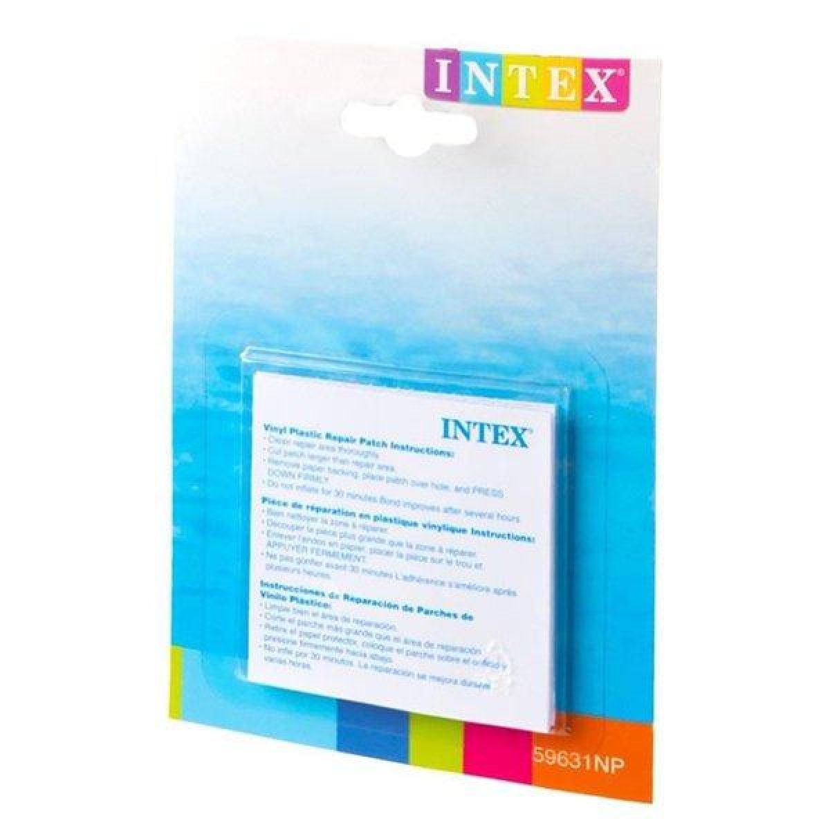 Ремонтный комплект самоклеящиеся, 6 шт, для ПВХ изделий Intex 59631 Ремонтный комплект самоклеящиеся, 6 шт, для ПВХ изделий Intex 59631